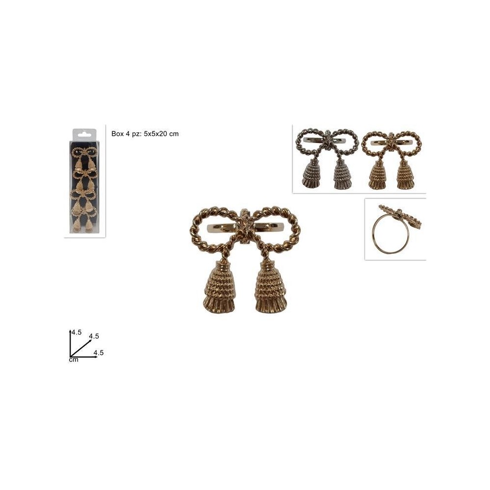 SET 4 ANELLI P-TOVAGLIOLI FIOC